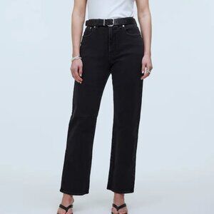 NWT Madewell Curvy 90s Straight Jean in Belmere Wash